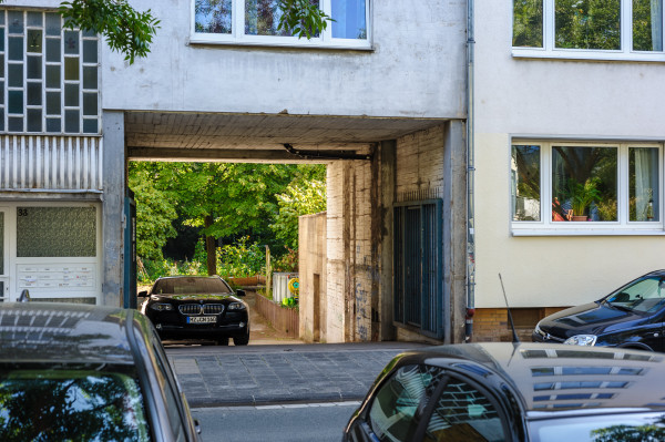 Eingang zum Gartenfeld in der Forsterstraße